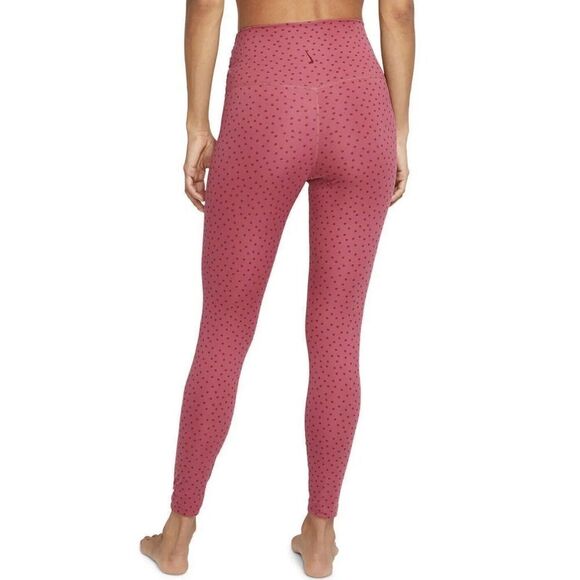 Nike Yoga Women's High Rise 7/8 Leggings CZ9144 Size Small Polka Dot $70 - Picture 2 of 10